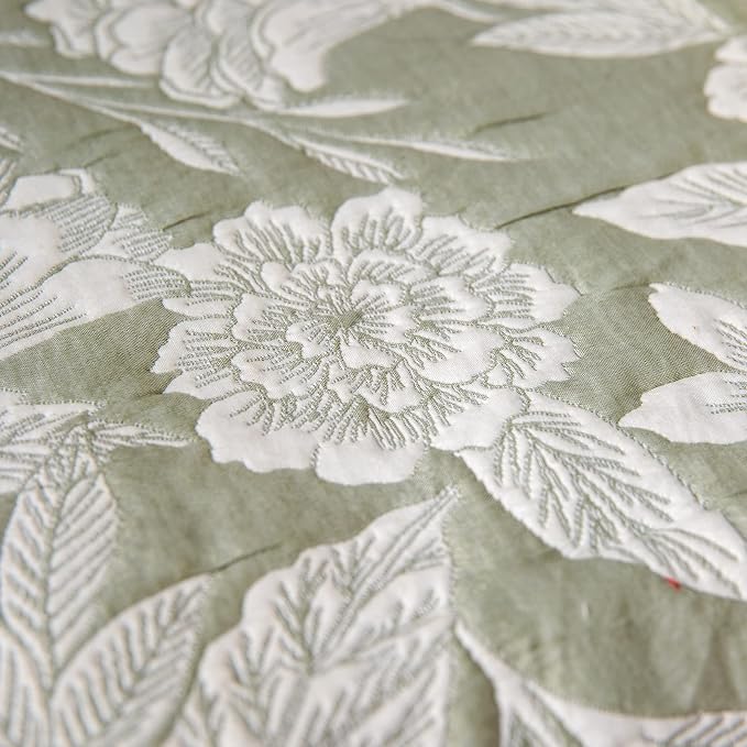 GLORY SEASON Sofa Cover Luxury Jacquard Stylish Embroidery Ruffle, Vintage Sofa - Image 5