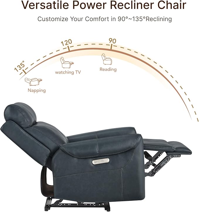 KISLOT Leather Recliner Chair Set of 2, Wall Hugger RV Recliners - Image 5