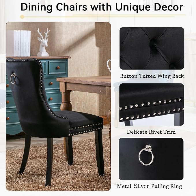 Henf 9 Pieces Extendable Dining Table Set - Image 7