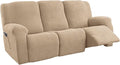 5-Piece Recliner Sofa Covers, Stretch Geometric Strokes Jacquard Recliner Sofa by Unknown