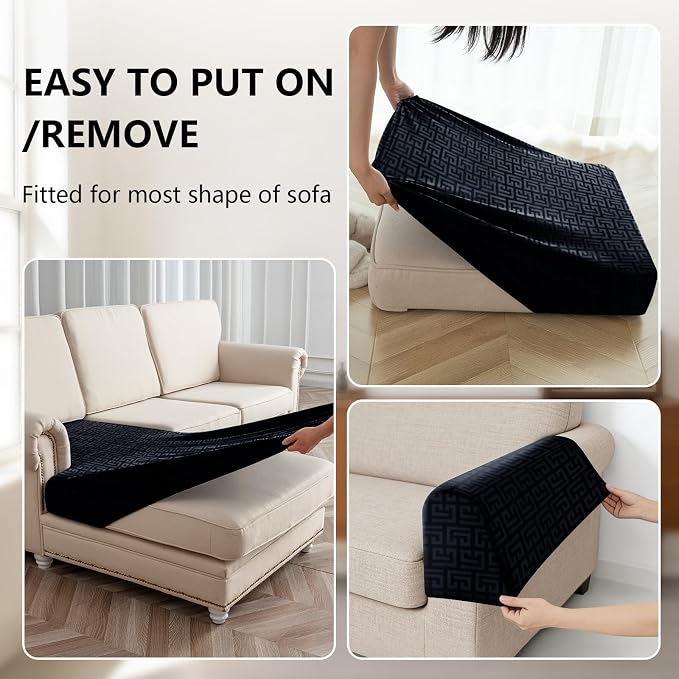 UNBBRRL Stretch Couch Armrest Covers - Image 4