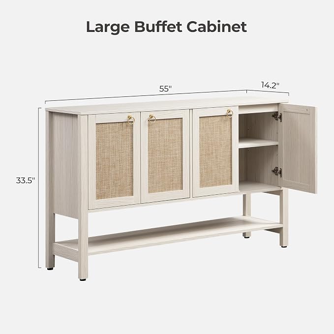 SICOTAS Sideboard Buffet Cabinet - Image 2