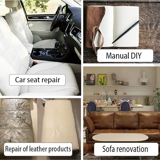 Leather Repair Tape Patch kit Retro Black Heavy Duty, 4x60 inch Self Adhesive - Image 6
