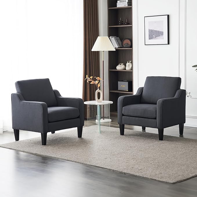 VINGLI Accent Chairs for Living Room Chairs Mid Century Modern Chair Sofa Chair - Image 10