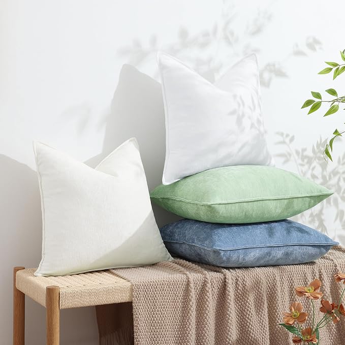 decorUhome Summer Couch Throw Pillow Covers 12x20 Set of 2, Decorative Soft - Image 4