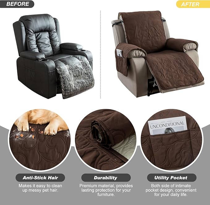 100% Waterproof Recliner Chair Cover, Recliner Chair Covers - Image 4