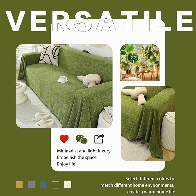 DREAMINGO Sofa Covers Herringbone Jacquard Modern Minimalism Couch Cover Wear - Image 6