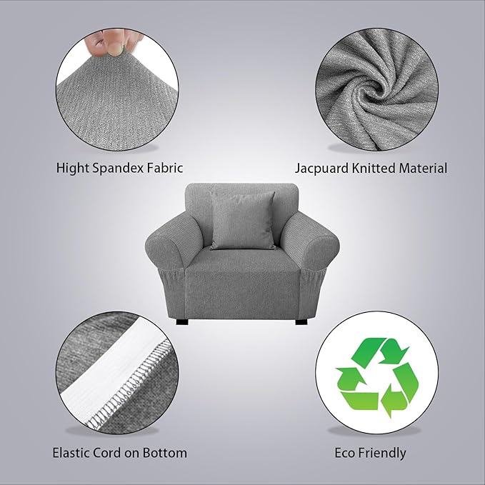 Armchair Slipcover with 1 Pillow Cover - Image 2