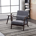 Mid-Century Modern Accent Chair and Coffee Table Set, Vintage Leisure Chair by Unknown