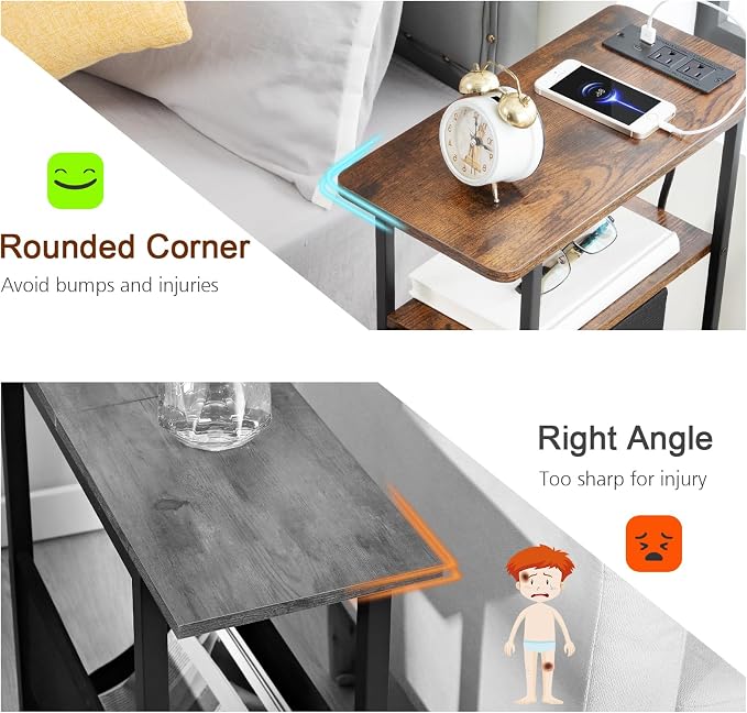 LOAKEKEL Narrow Nightstand - Image 9