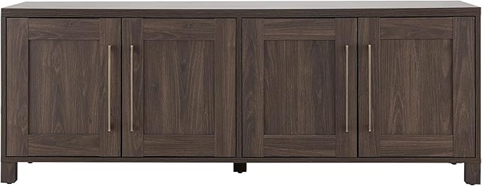 Henn&Hart Rectangular TV Stand for TV's up to 80" in Alder Brown, TV Stands for - Image 3