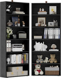 IRONCK Bookshelves and Bookcases Set of 2 Floor Standing 6 Tiers Display by IRONCK