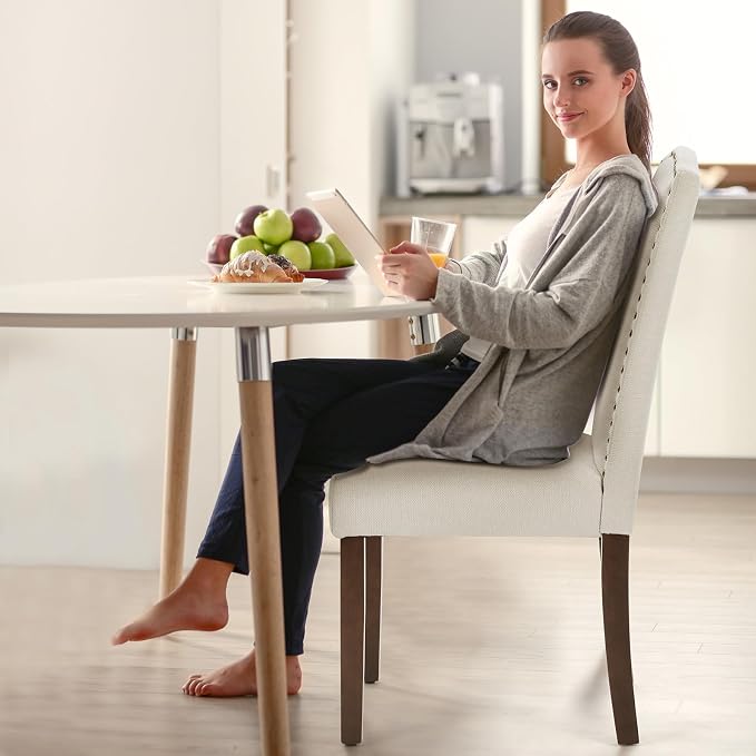 DUMOS Dining Chairs Set of 2, Modern Kitchen Table Chairs - Image 6