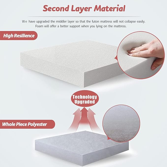 MAXYOYO Bohemian Retro Floor Mattress Vintage Floral Japanese Futon Mattress - Image 7
