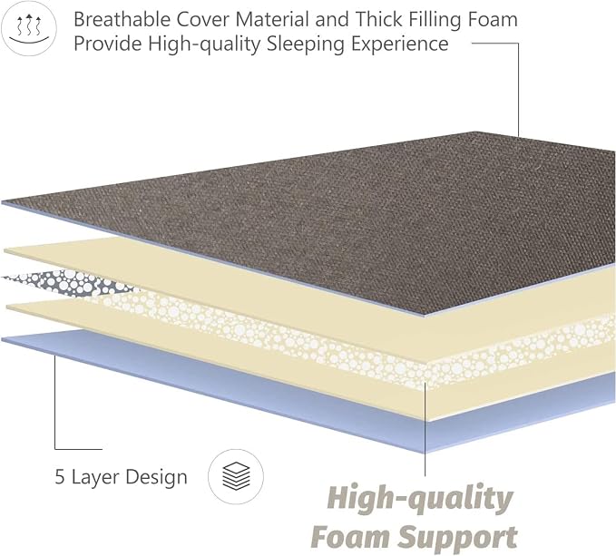 MAXYOYO Japanese Shiki Futon Mattress Floor Mattress Thicken Tatami Mat - Image 5