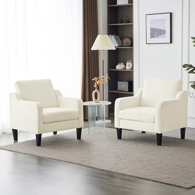 VINGLI Mid Century Modern Accent Chairs - Image 9