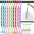 DUCOO Space Saving Hangers 10 Pack, Heavy Duty Magic Cascading Hanger Organizer by Unknown