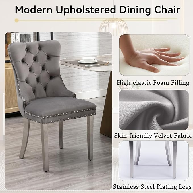 Henf 63"-79" Extendable Dining Room Table and Chairs Set - Image 7