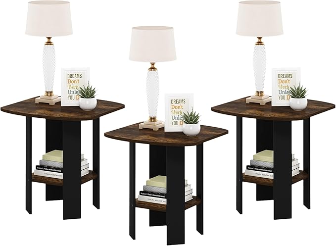 Furinno Simple Design End Side Night Stand/Bedside Table by Furinno-FitsYourSpaceFitsYourBudget
