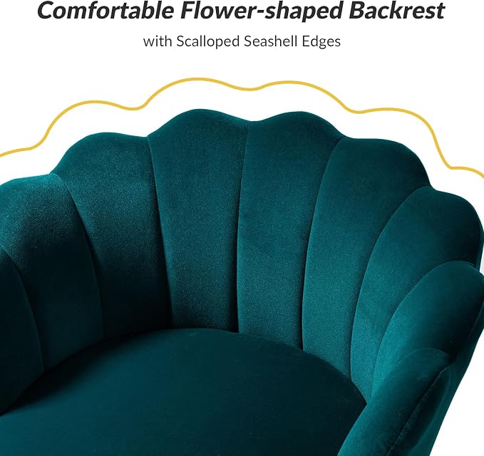 HULALA HOME 3 Piece Velvet Living Room Furniture Set, Including Loveseat & 2 - Image 5