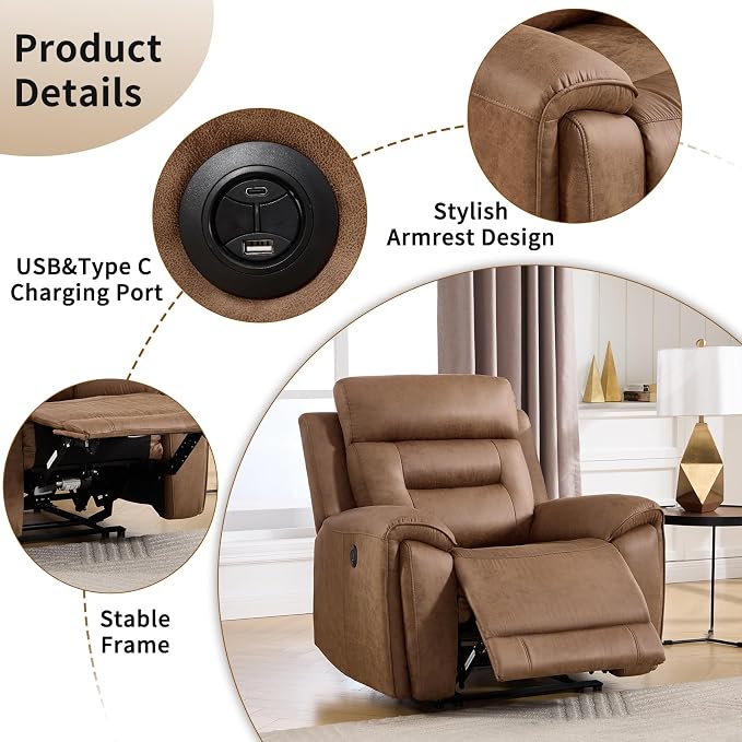 ANJ Power Recliner Chair for Adults - Image 3