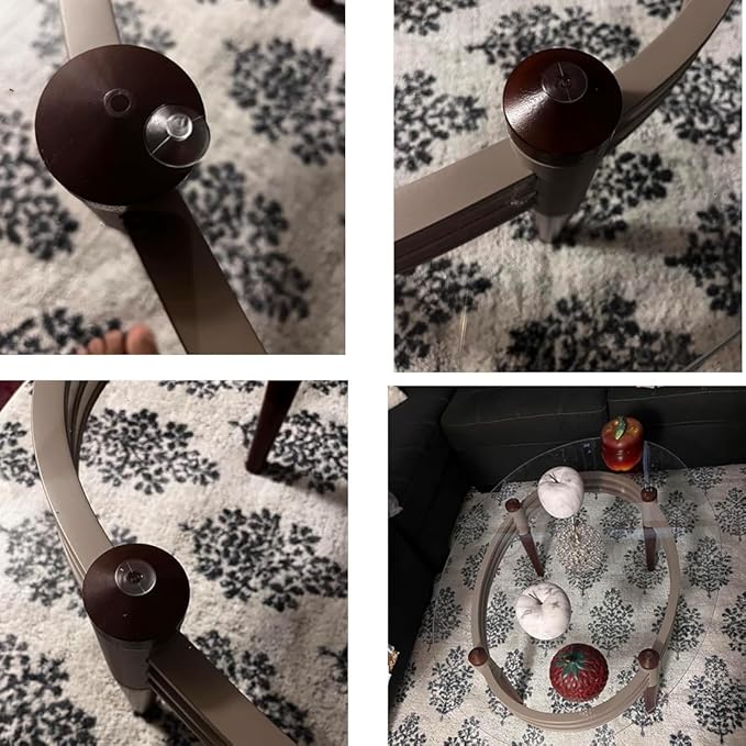 18mm/0.7" Furniture Desk Glass Transparent Anti-Collision Suction Cups Sucker - Image 4