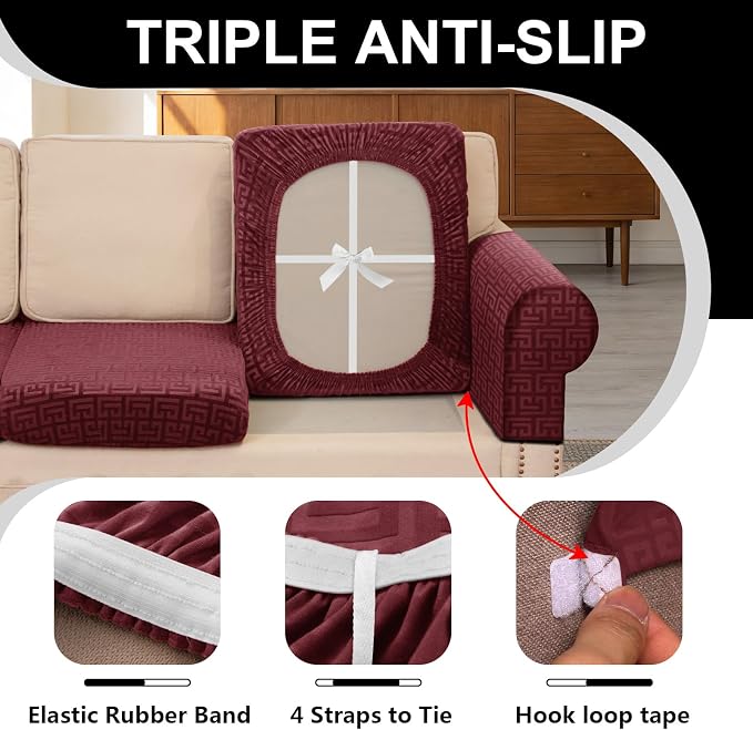 UNBBRRL Stretch Couch Seat Cushion Cover - Image 3