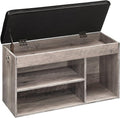 HOOBRO Shoe Storage Bench with Cushion, 32.3'' Entryway Bench with Lift Top by HOOBRO