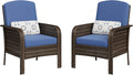 GAOMON 2-Piece Outdoor Patio Furniture Set, Rattan Lounge Chairs by GAOMON