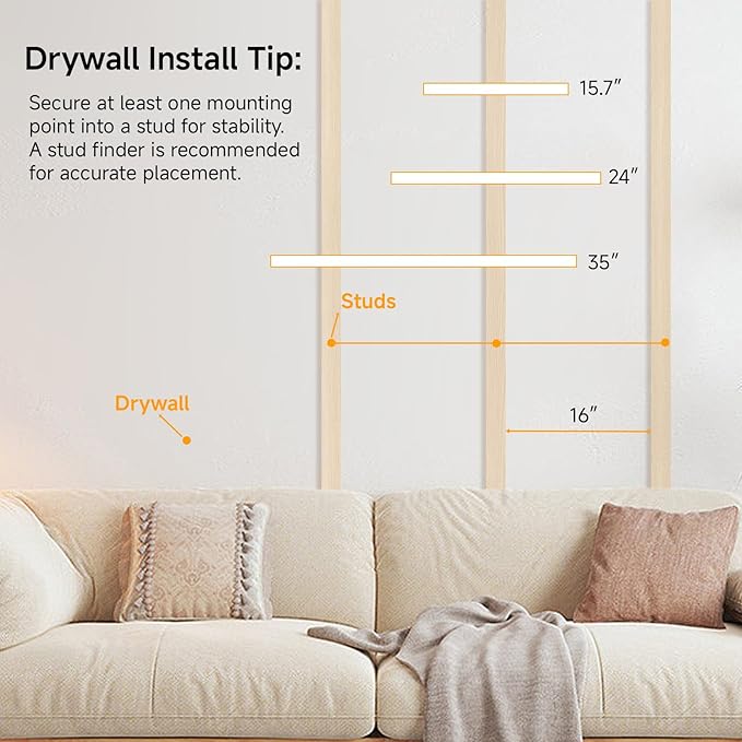 White Oak Floating Shelves for Wall, 24 in Wall Mounted Shelves Perfect for - Image 4