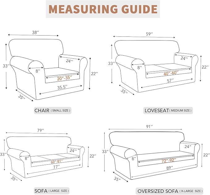 Easy-Going 100% Waterproof Oversized Chair Couch Cover, Dual Waterproof Sofa - Image 6