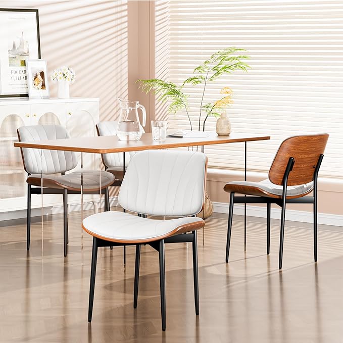 YaFiti Dining Chairs Set of 8, Dining Room and Kitchen Chairs, Mid Century - Image 9
