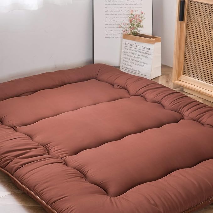MAXYOYO Japanese Floor Mattress Futon Mattress, Thicken Tatami Mat Sleeping Pad - Image 7
