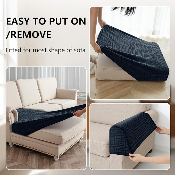 UNBBRRL Stretch Couch Backrest Cushion Cover - Image 4