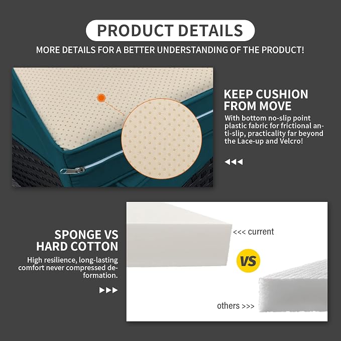 Rattaner Wicker Patio Furniture Set - Image 6