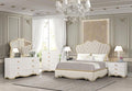 First of a Kind Athena Luxury 4-Piece Queen Bedroom Set in Ivory by FirstofaKind