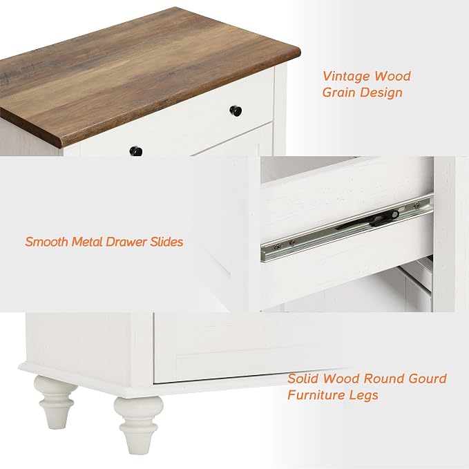 WAMAPT Buffet Cabinet with 6 Doors and 3 Drawers, Large Coffee Bar Table Wood - Image 5