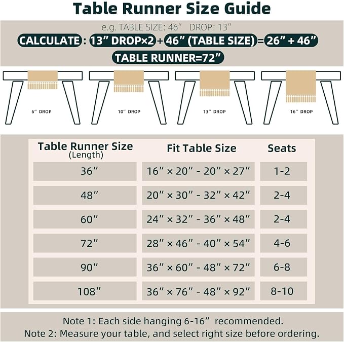 FEXIA Boho Table Runner for Summer Home Decor - Image 3