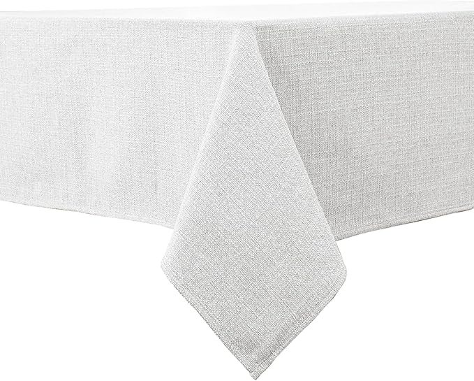 BALCONY & FALCON Rectangle Tablecloth Washable Wrinkle Resistant and Water by BALCONYFALCON