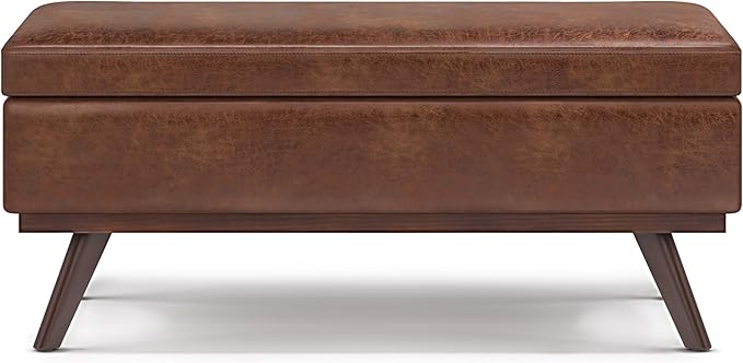 SIMPLIHOME Owen Lift Top Coffee Table Storage Ottoman - Image 5