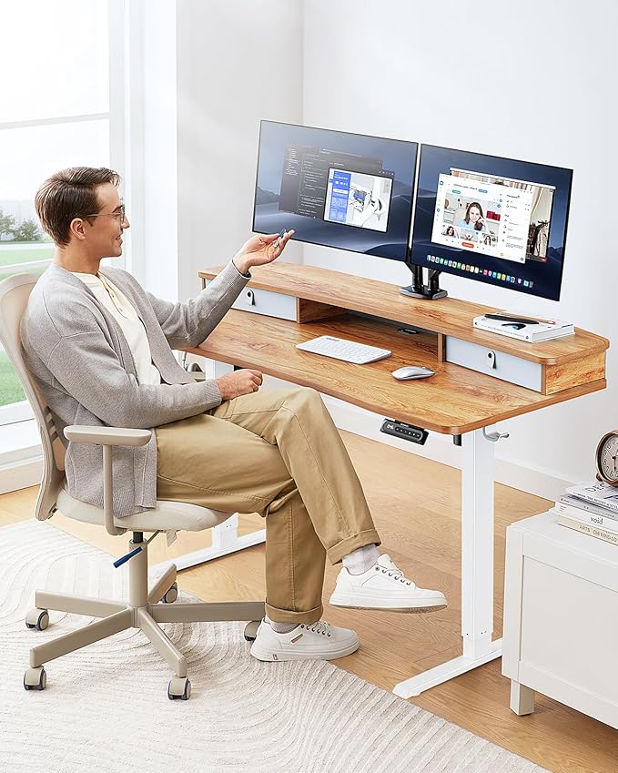 HUANUO 55″ x 26″ Electric Standing Desk - Image 2