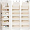 Criusia 2 Pack Over the Door Organizer, 6-Shelf Closet Hanging Storage by Criusia