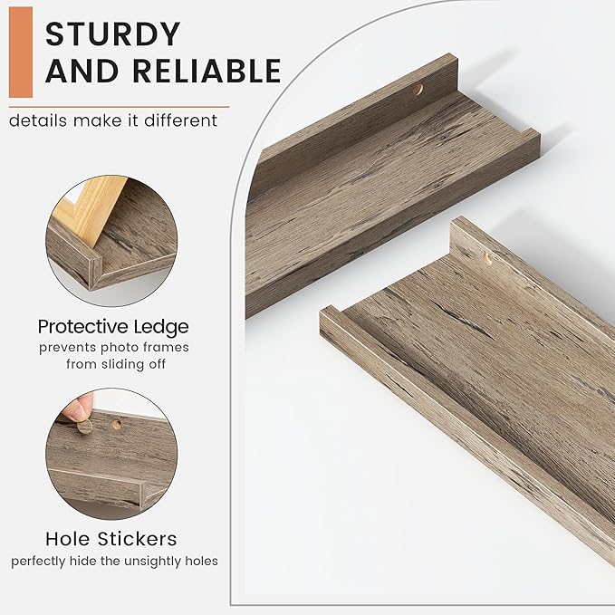 FLYJOE Floating Picture Ledge Shelves - Image 4