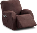 Recliner Chair Covers, 4-Piece Stretch Geometric Strokes Jacquard Reclining by Unknown