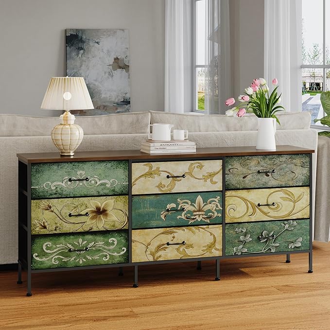 Tohomeor Dresser with Drawers for Bedroom Chest of Drawers Fabric Dresser for by Tohomeor