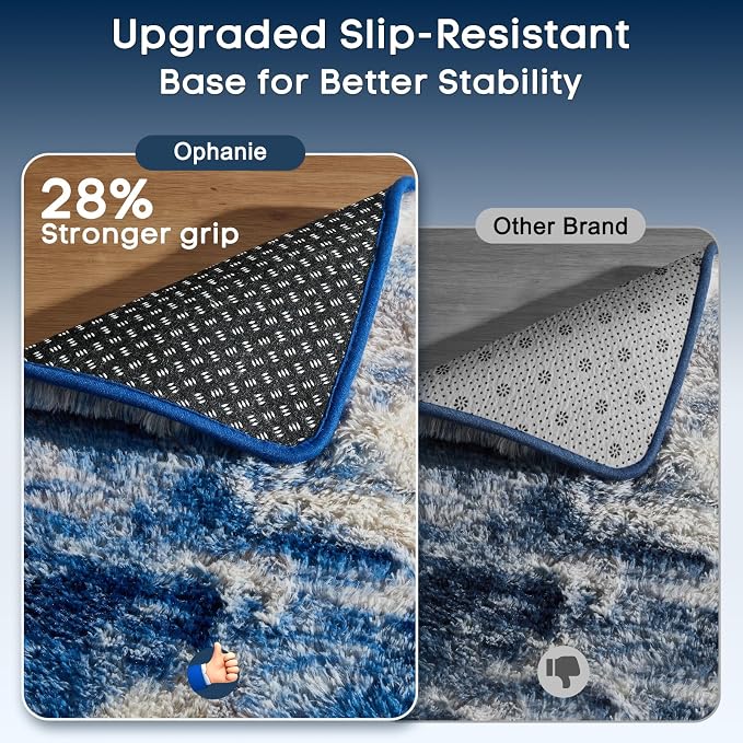 Ophanie 9x12 Blue and Gray Area Rugs - Image 4