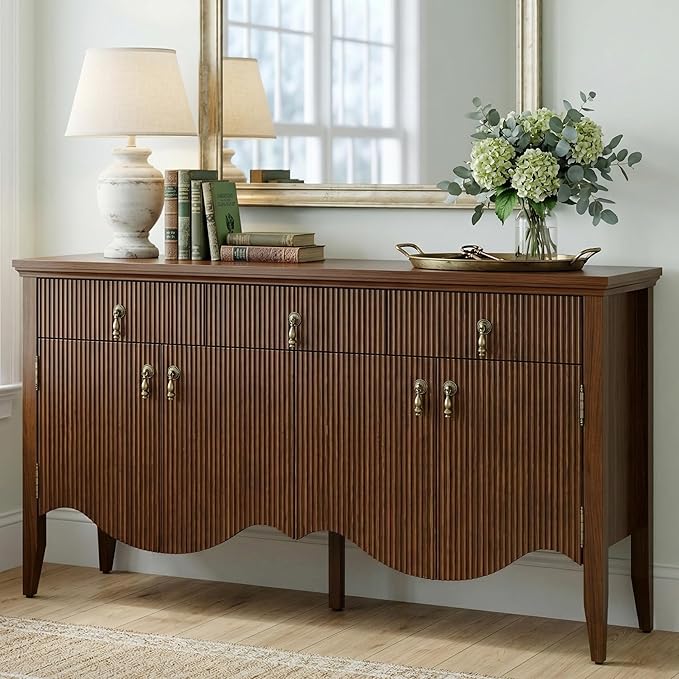 FUSUNBAO 57-Inch Sideboard Buffet Cabinet by FUSUNBAO
