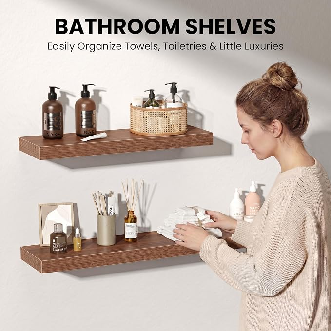 Fun Memories 55Inch Long Floating Shelves, 8 Inch Deep Shelves - Image 7