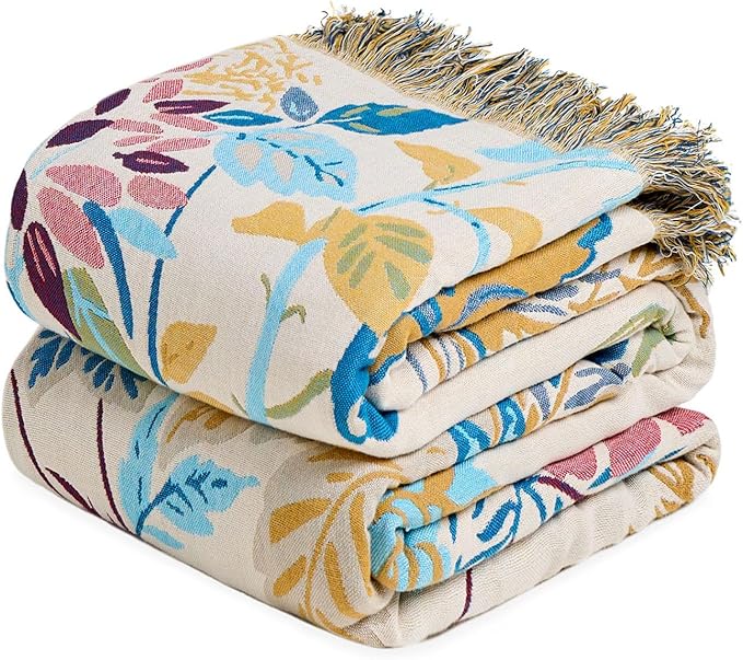 LUTBM Boho Throw Blanket for Couch Sofa Chair Cotton Summer Blankets for by LUTBMFindYourFreeSpiritatHome