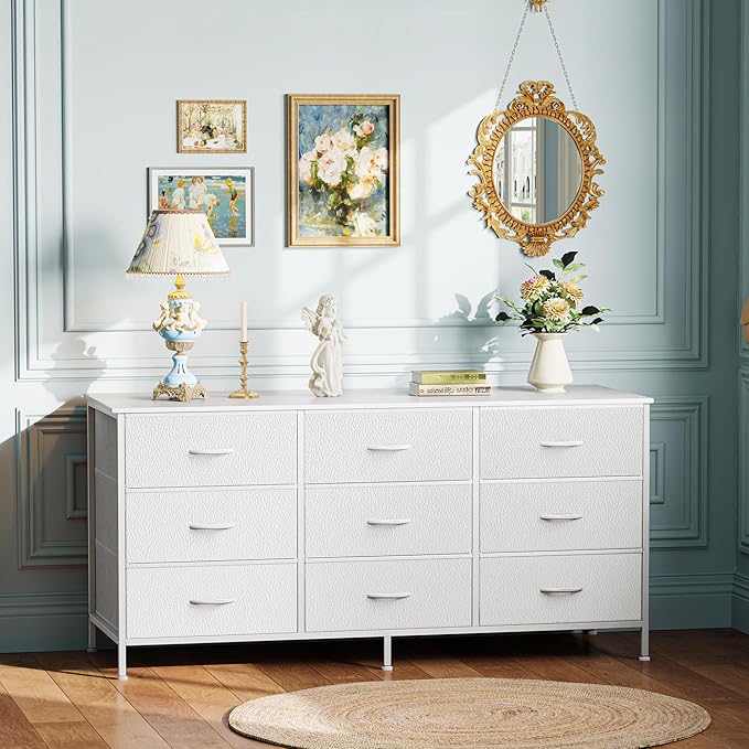 Huuger 9 Drawer Dresser, 47 Inch TV Stand - Image 4